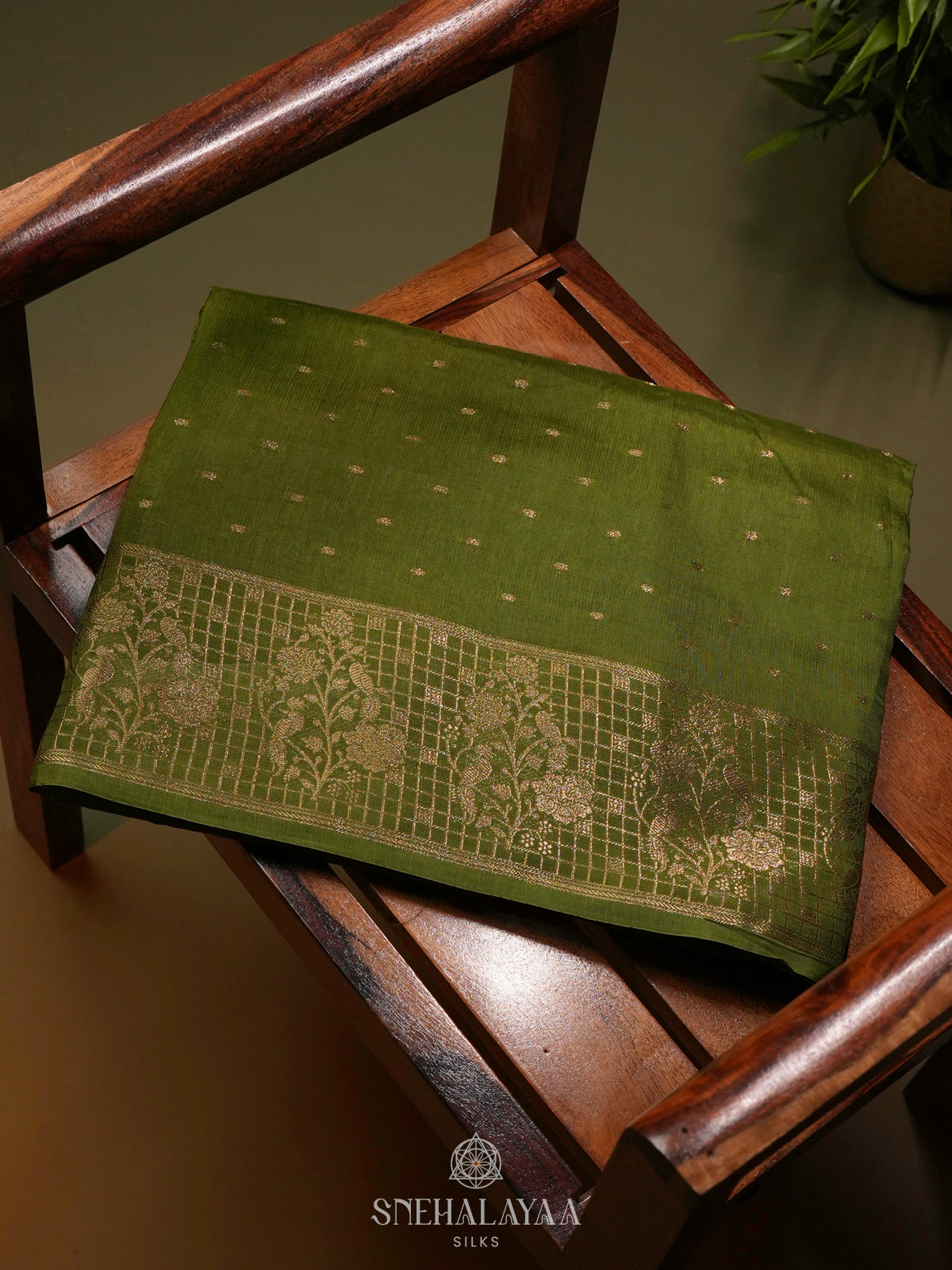 Green Banaras Silk Saree