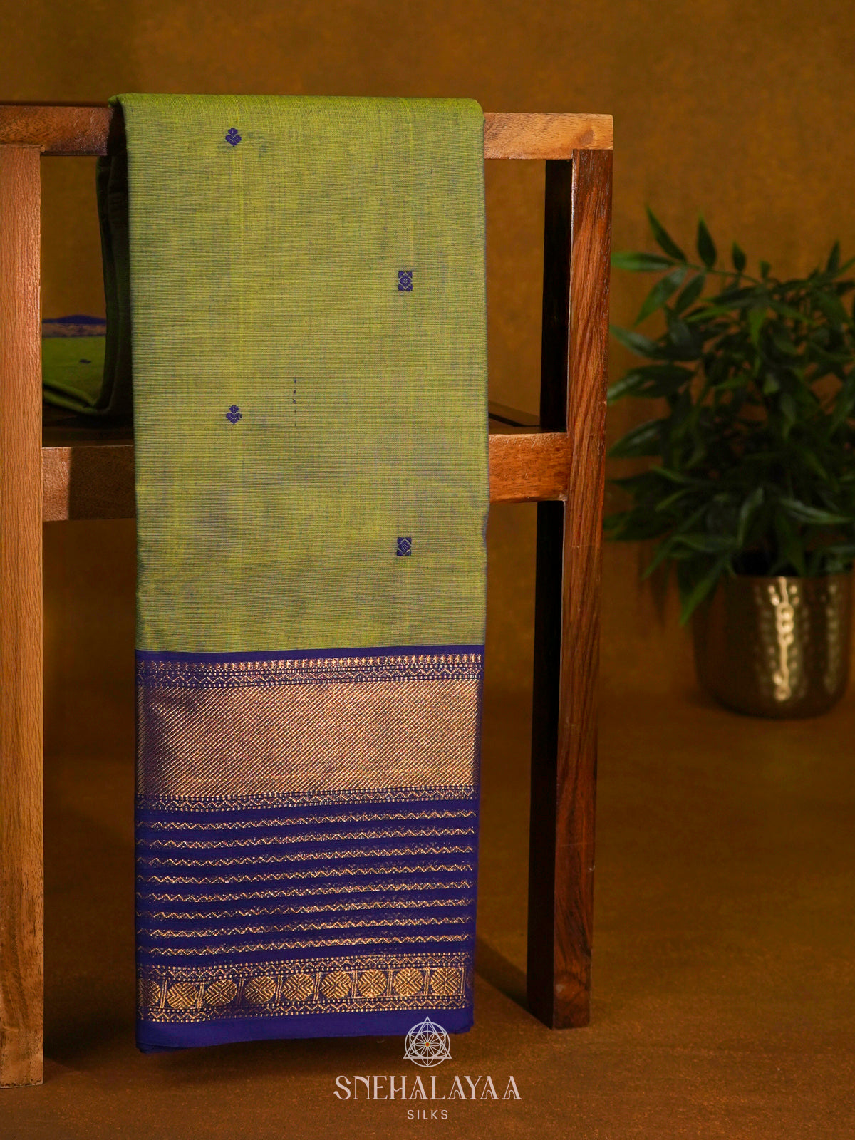 Green Kanchi Cotton Saree