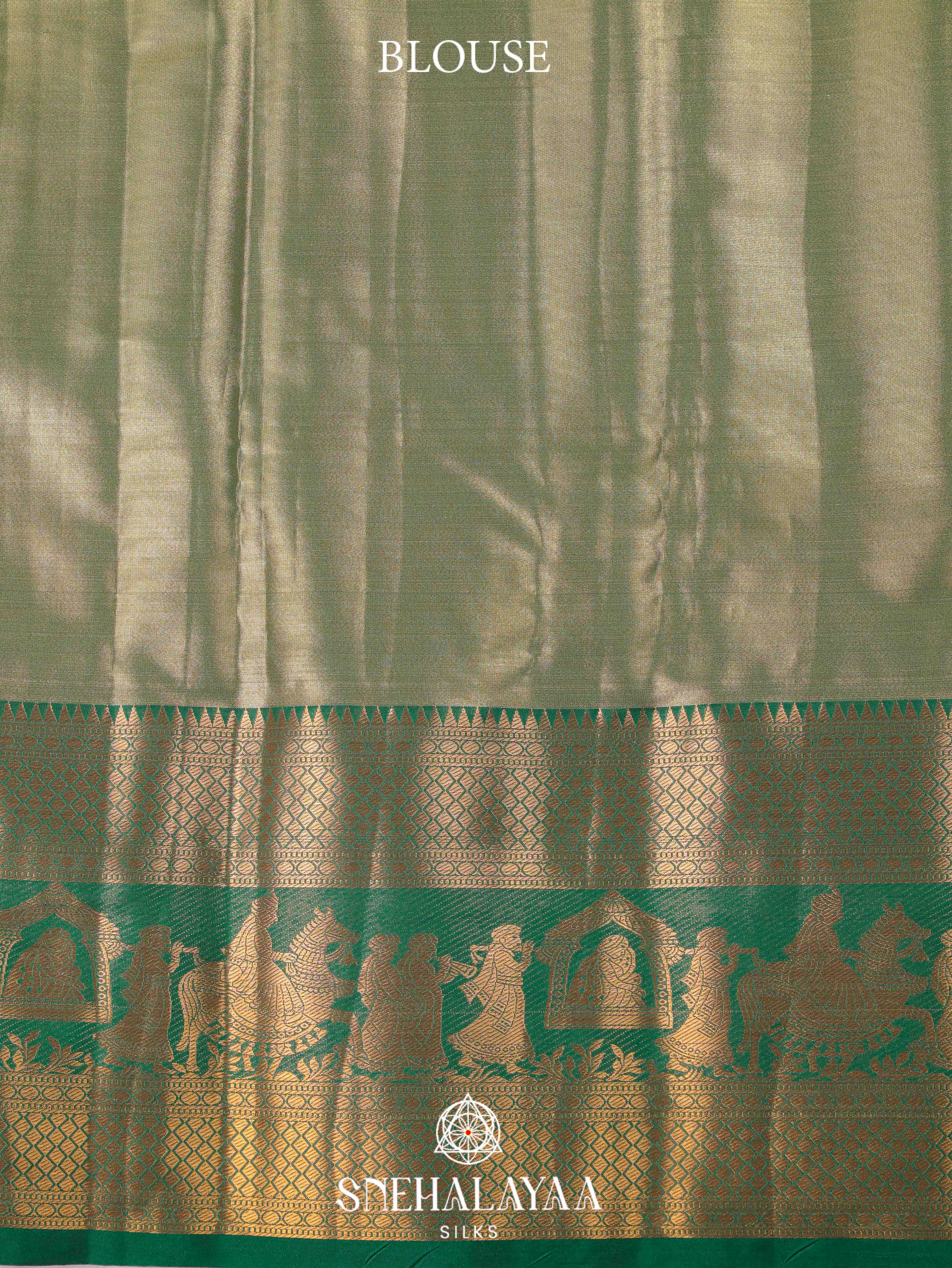 Peach Art Silk Saree