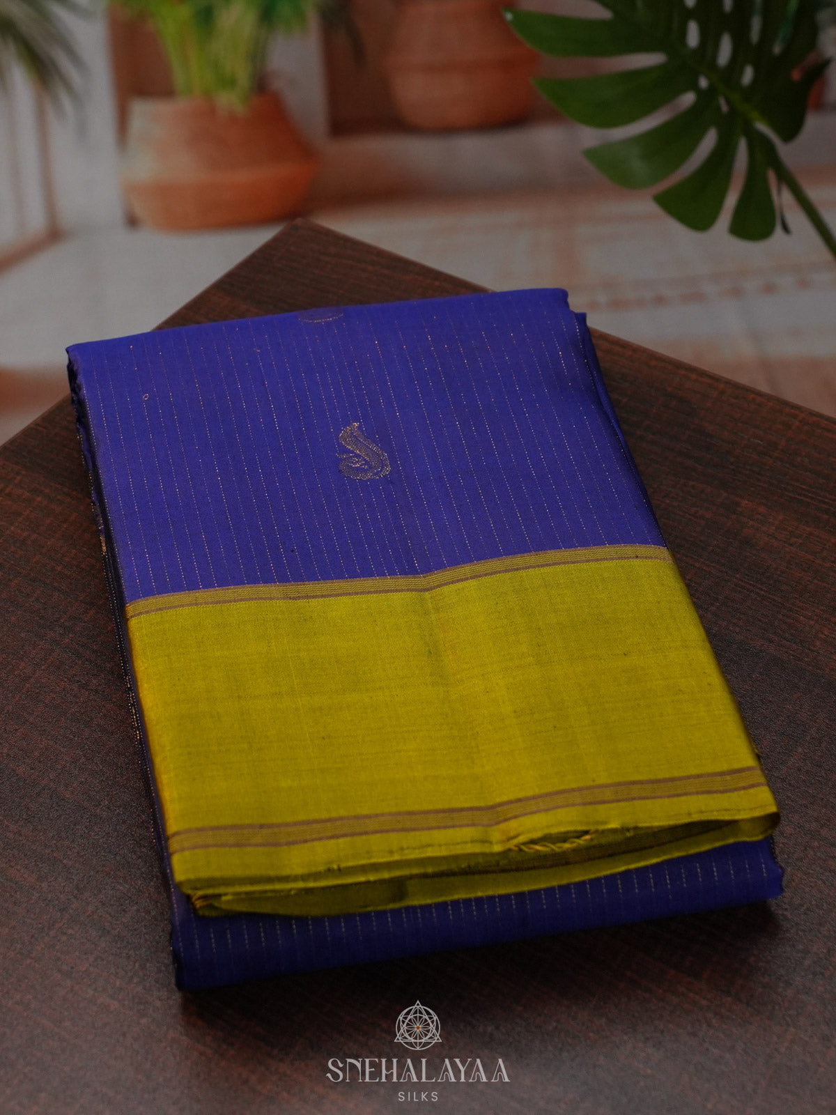 Royal Blue Kanjivaram Silk Saree