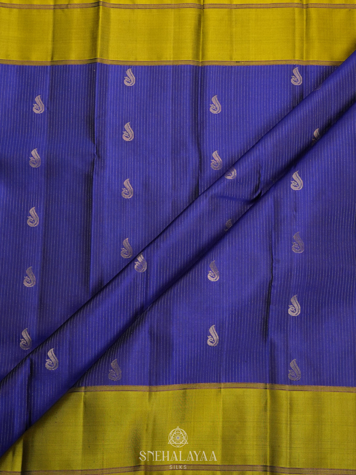 Royal Blue Kanjivaram Silk Saree