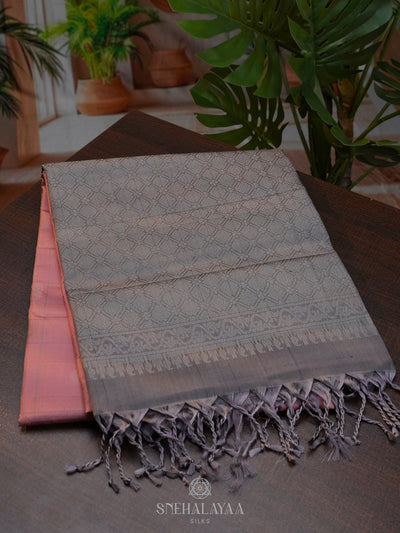 Pink Soft Silk Saree