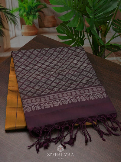 Orange Soft Silk Saree