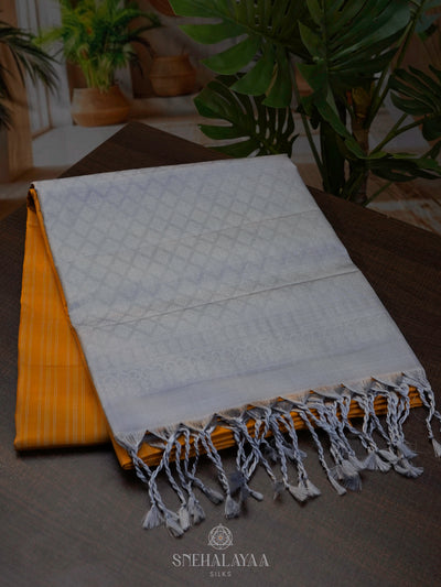 Orange Soft Silk Saree