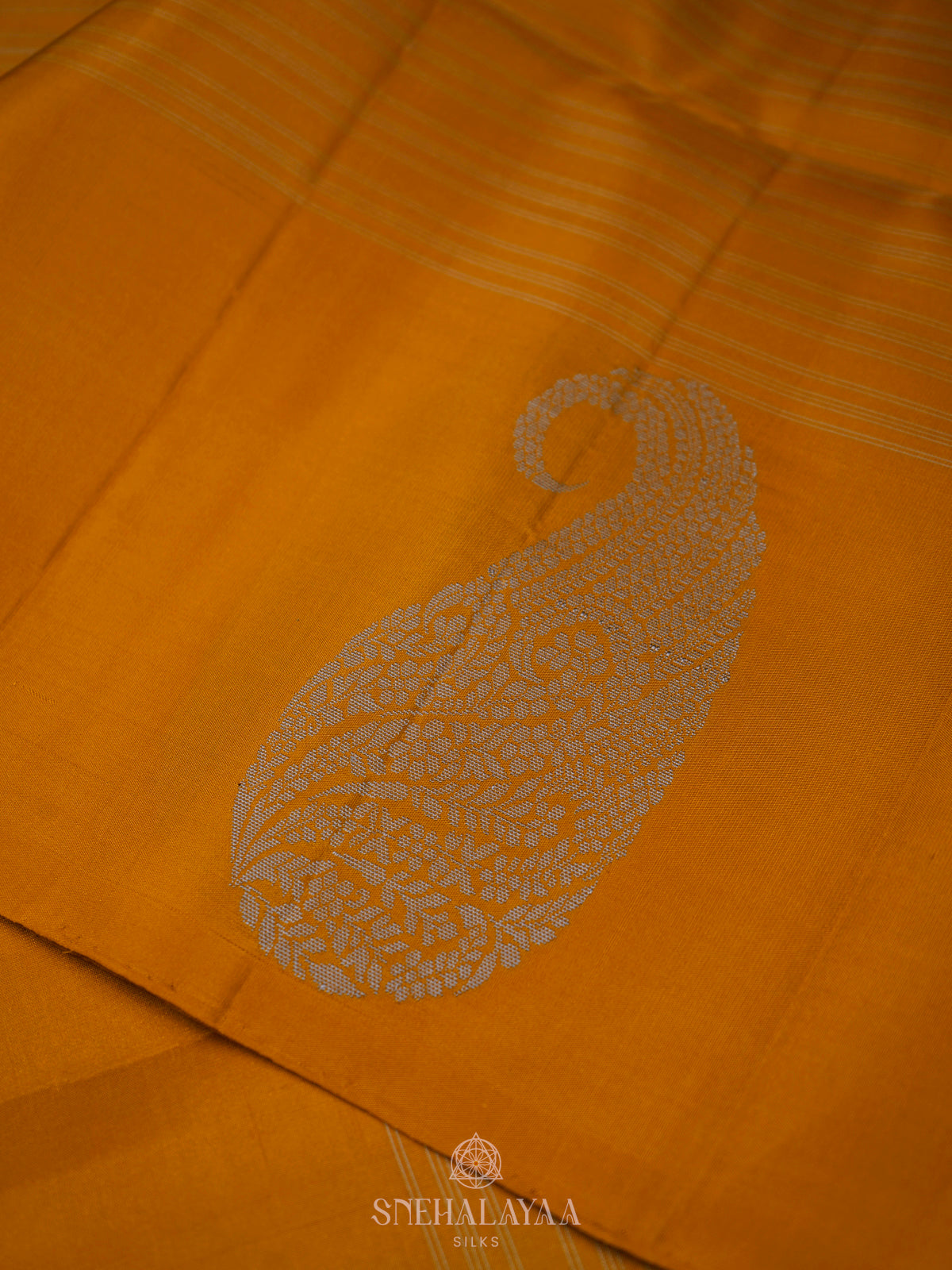 Orange Soft Silk Saree