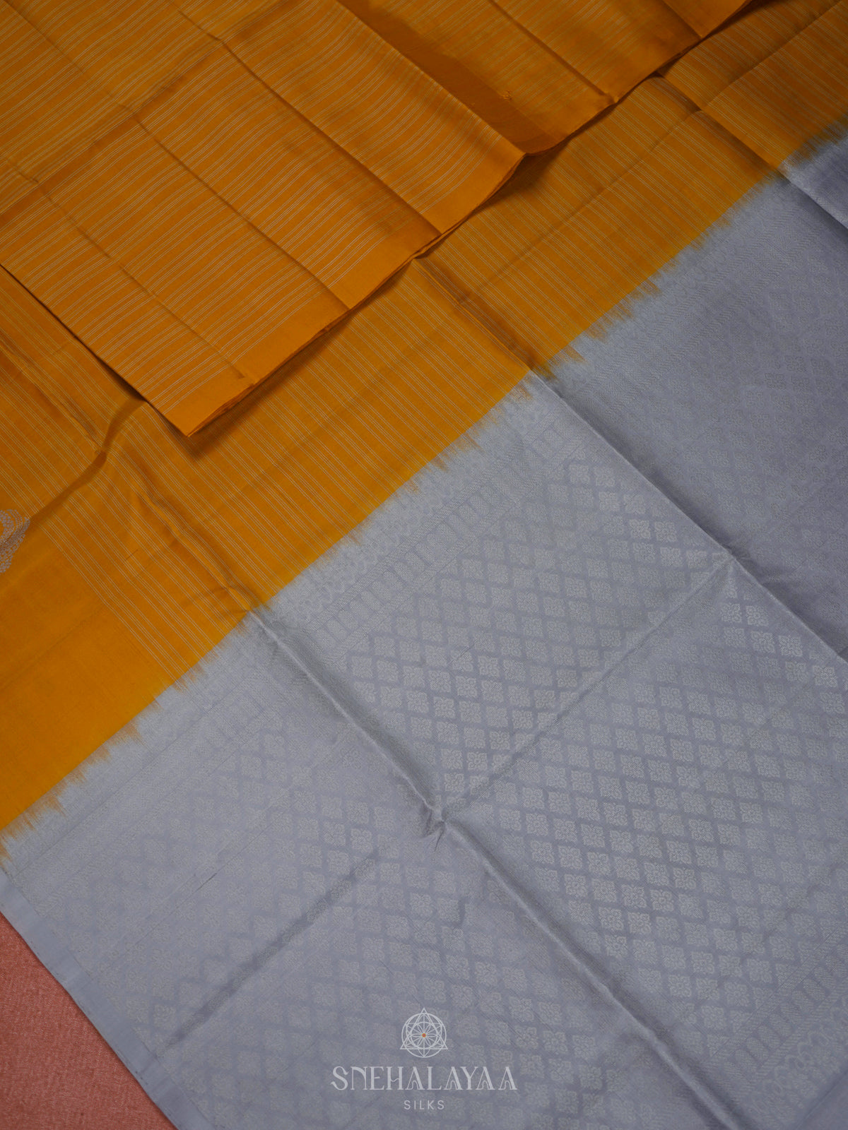Orange Soft Silk Saree
