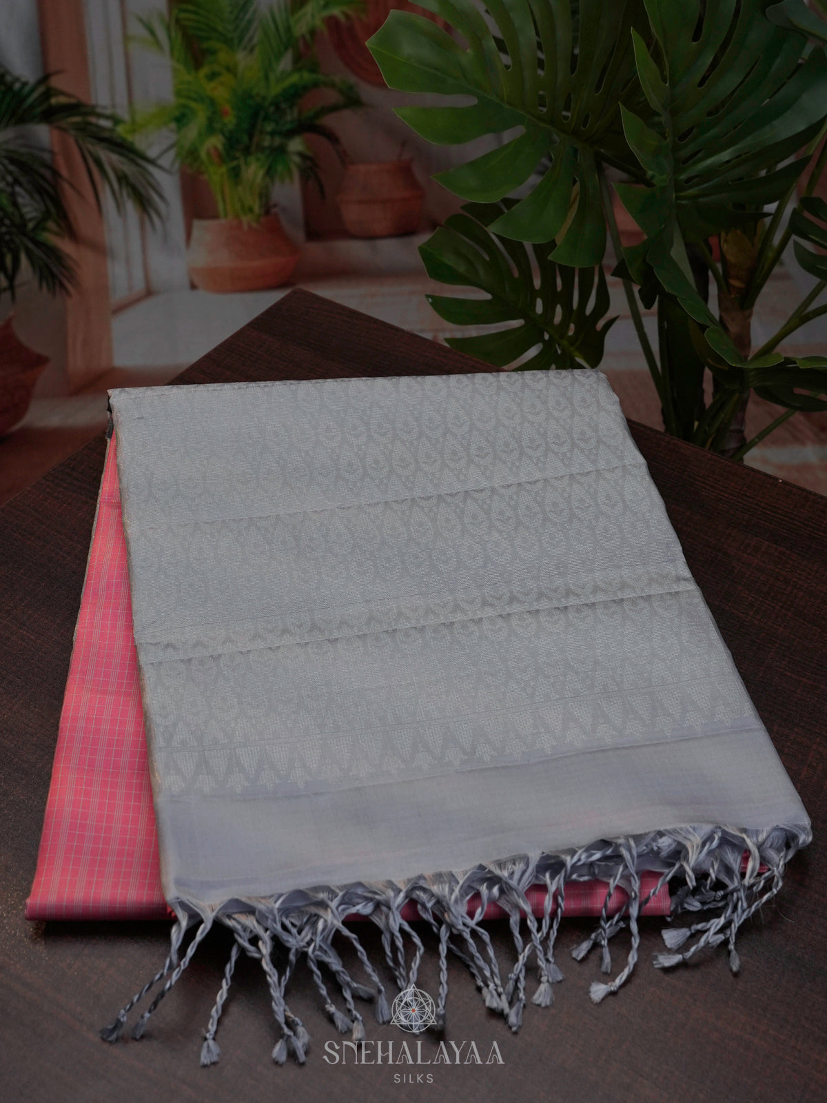 Pink Soft Silk Saree