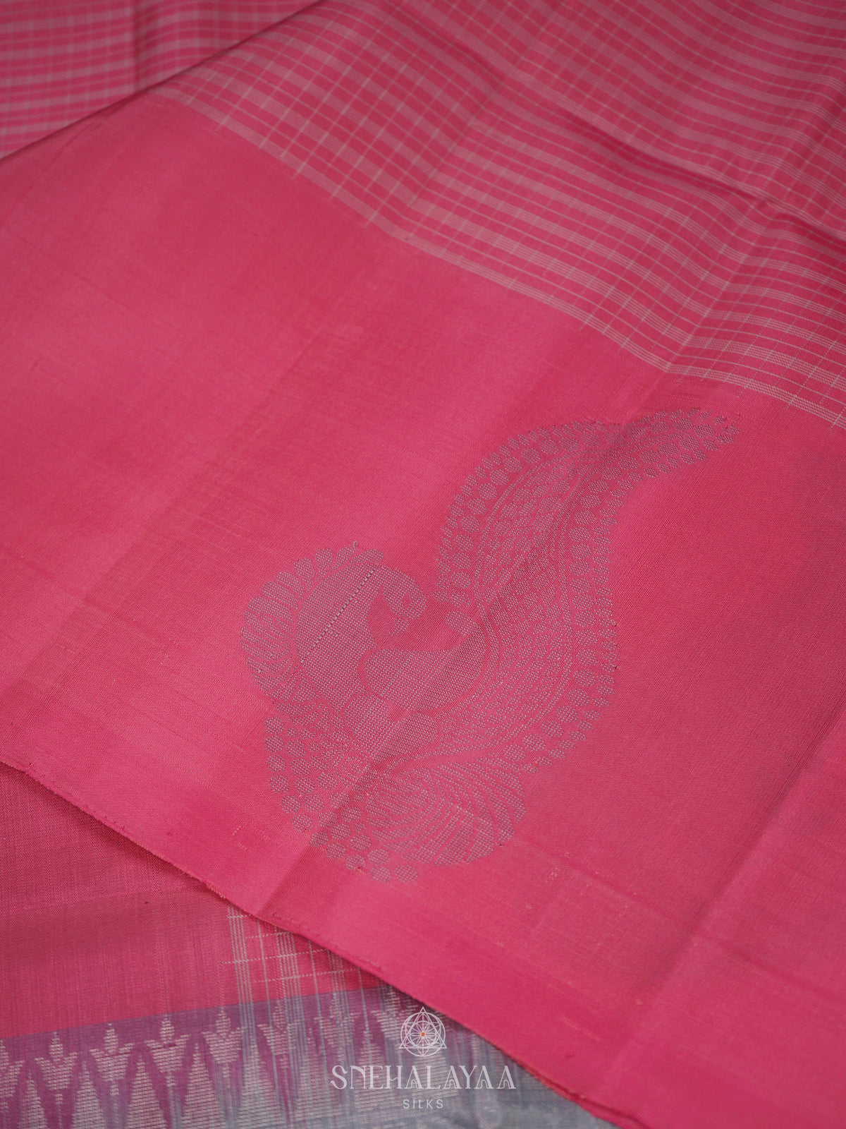 Pink Soft Silk Saree