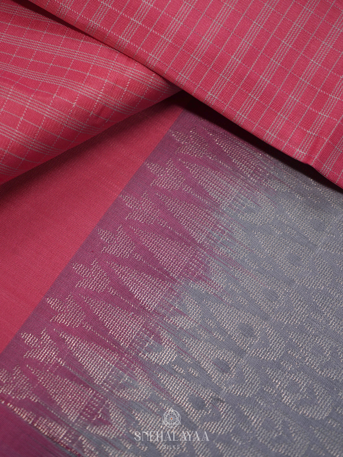 Pink Soft Silk Saree
