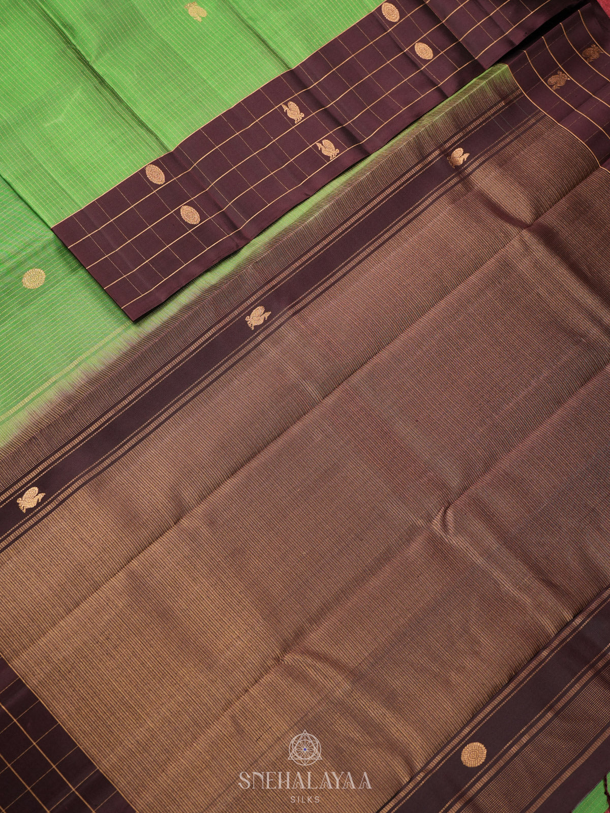 Green Kanjivaram Silk Saree