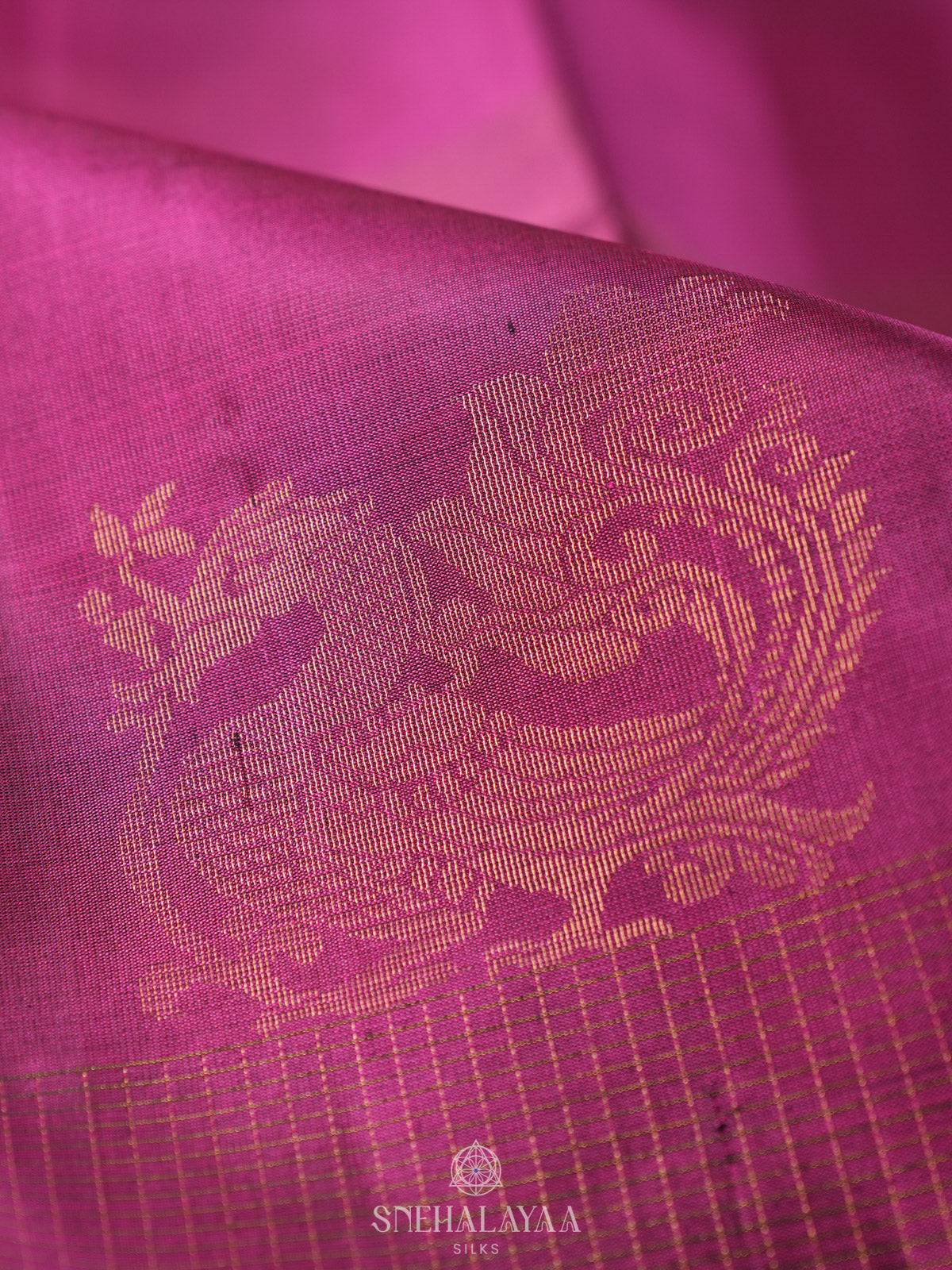 Pink Kanjivaram Silk Saree