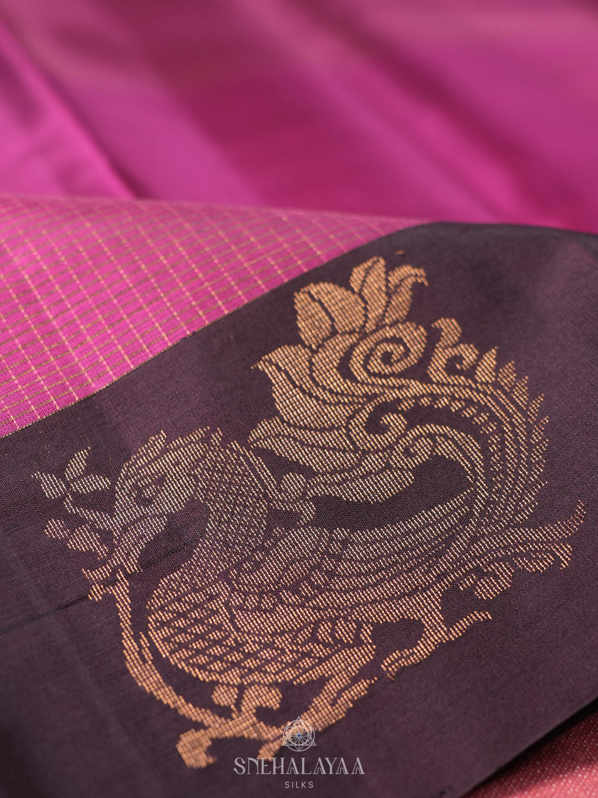 Pink Kanjivaram Silk Saree
