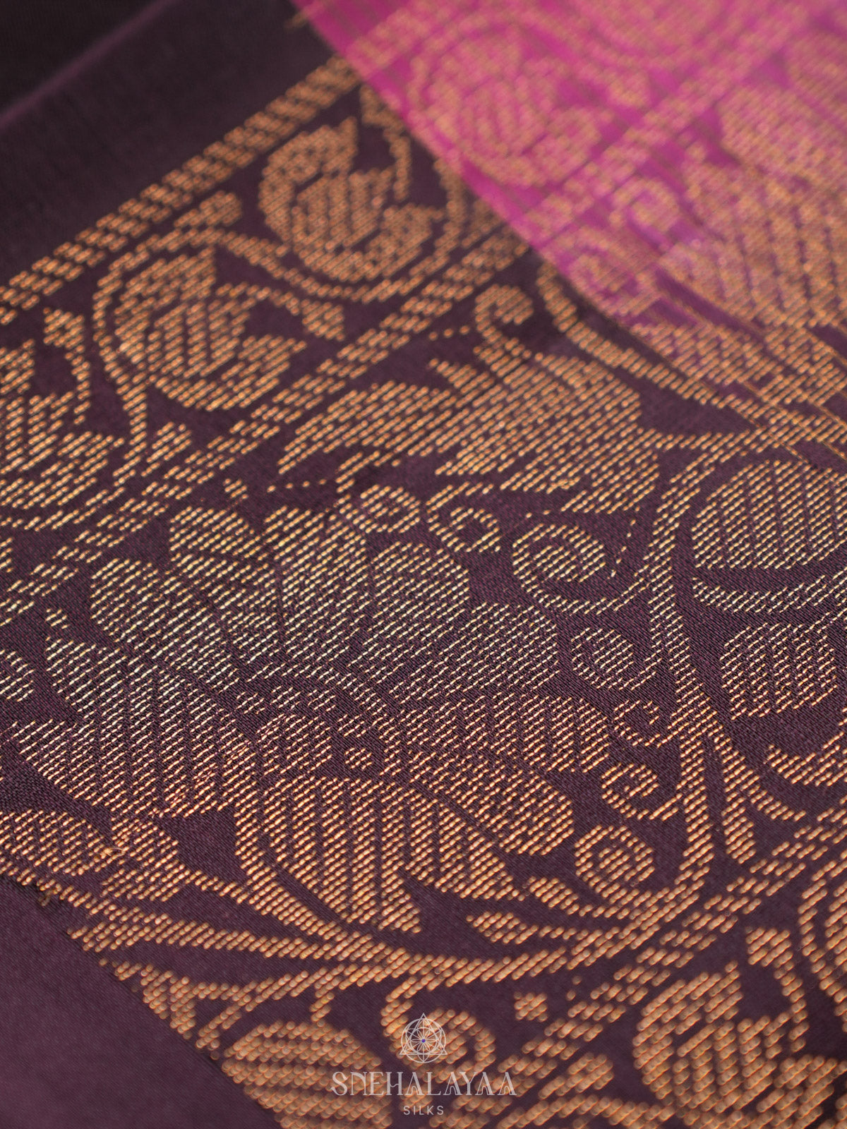 Pink Kanjivaram Silk Saree