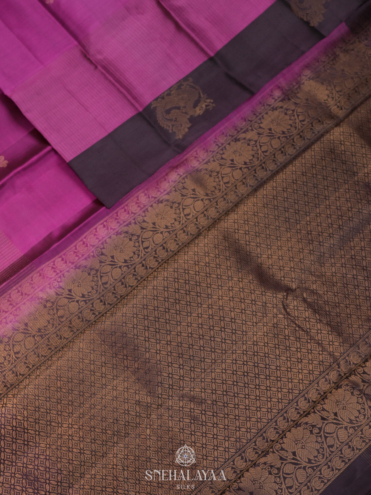 Pink Kanjivaram Silk Saree