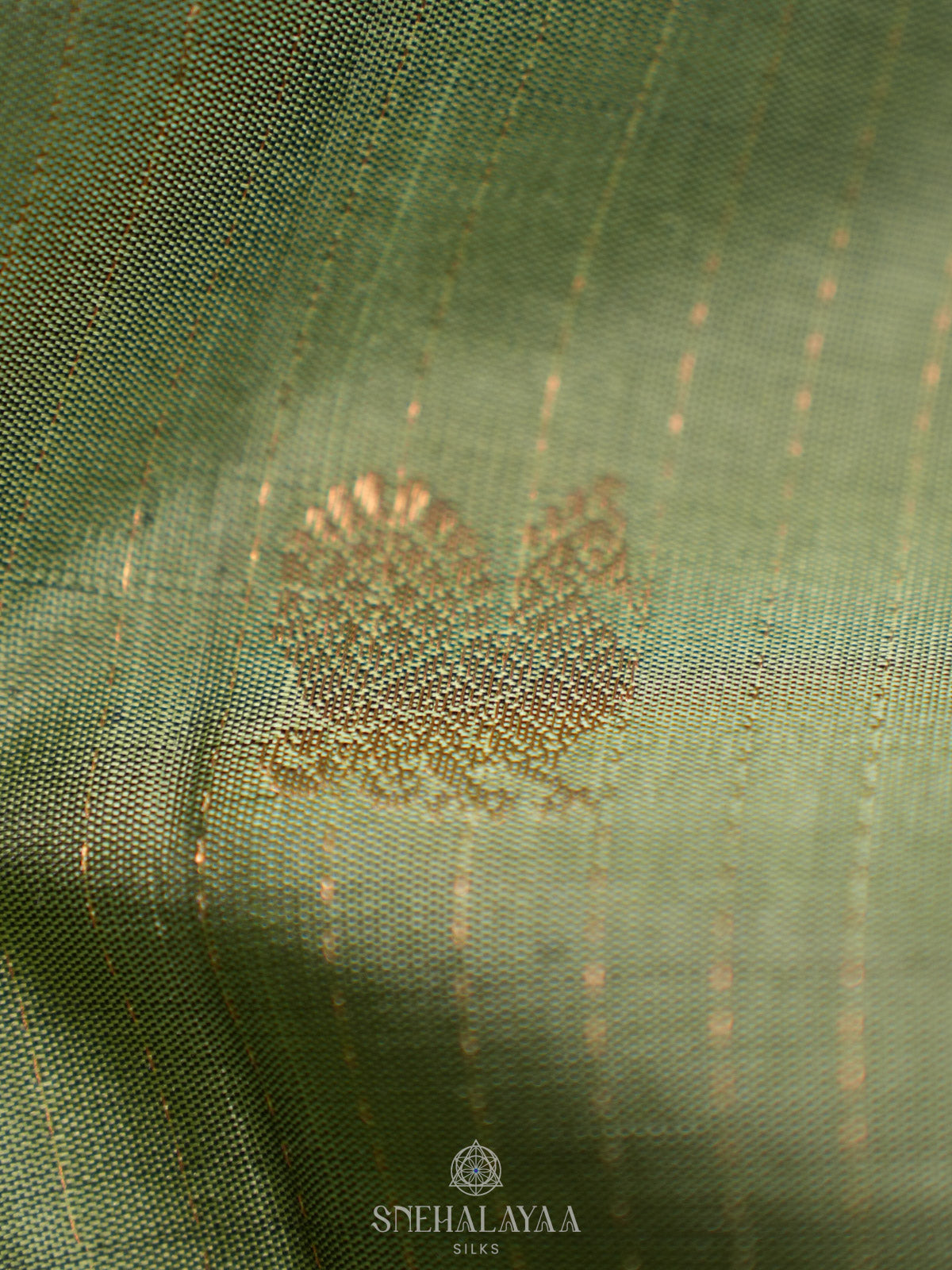 Pista Green Kanjivaram Silk Saree