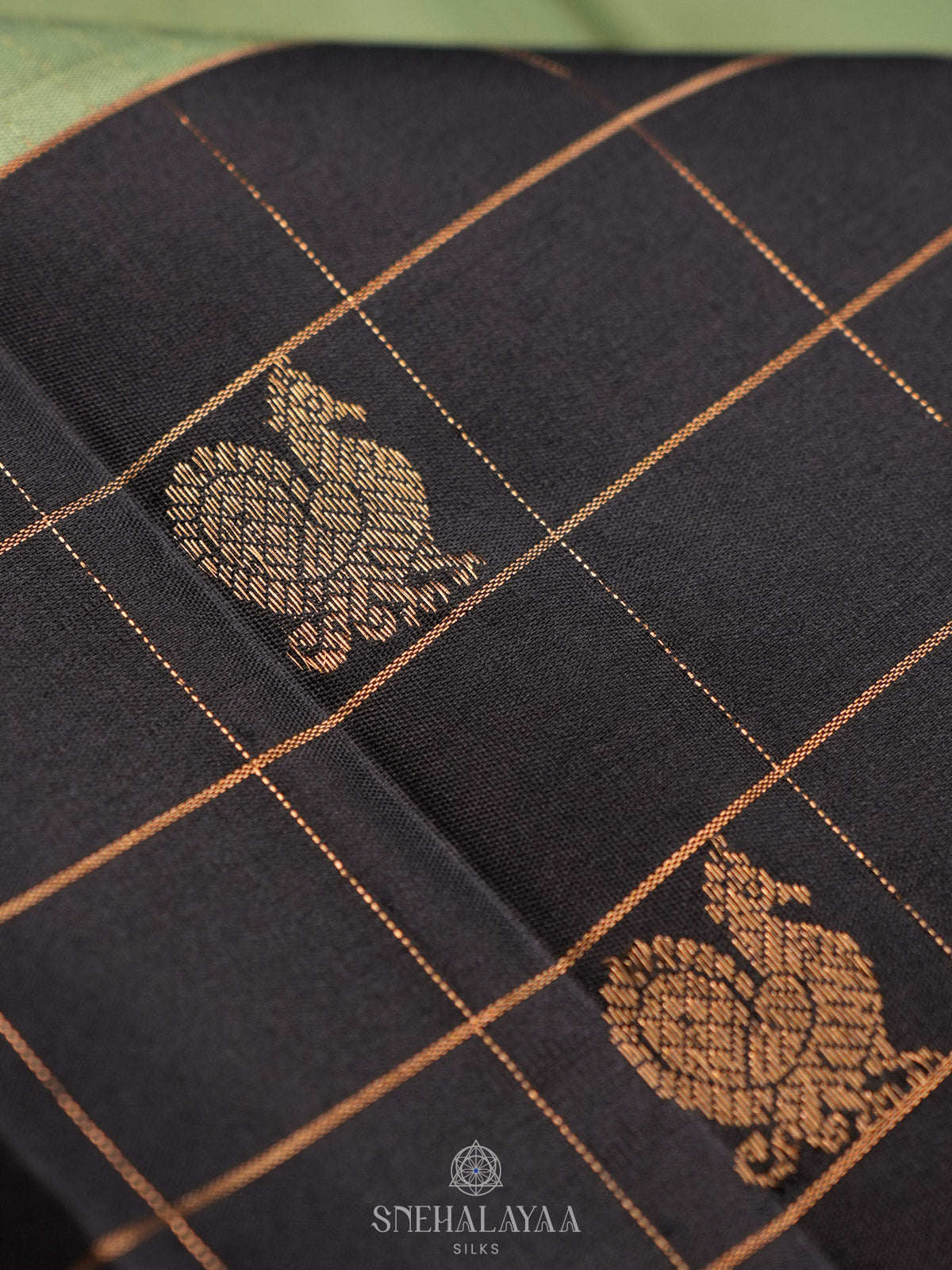 Pista Green Kanjivaram Silk Saree