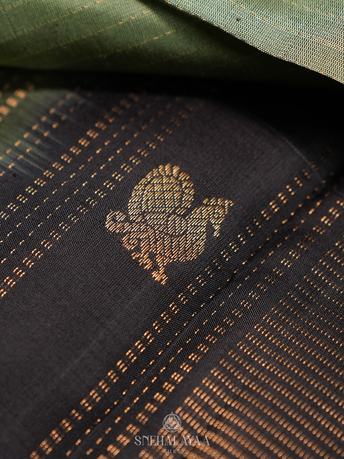 Pista Green Kanjivaram Silk Saree