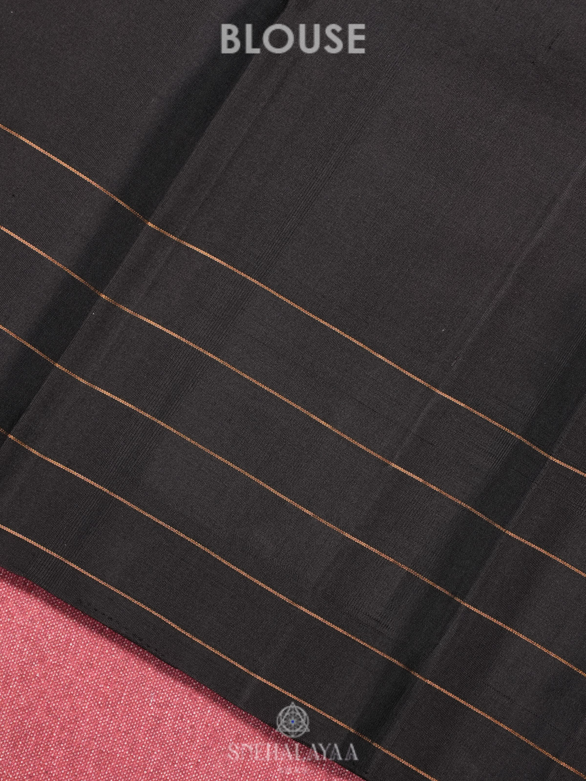 Burnt Orange Kanjivaram Silk Saree