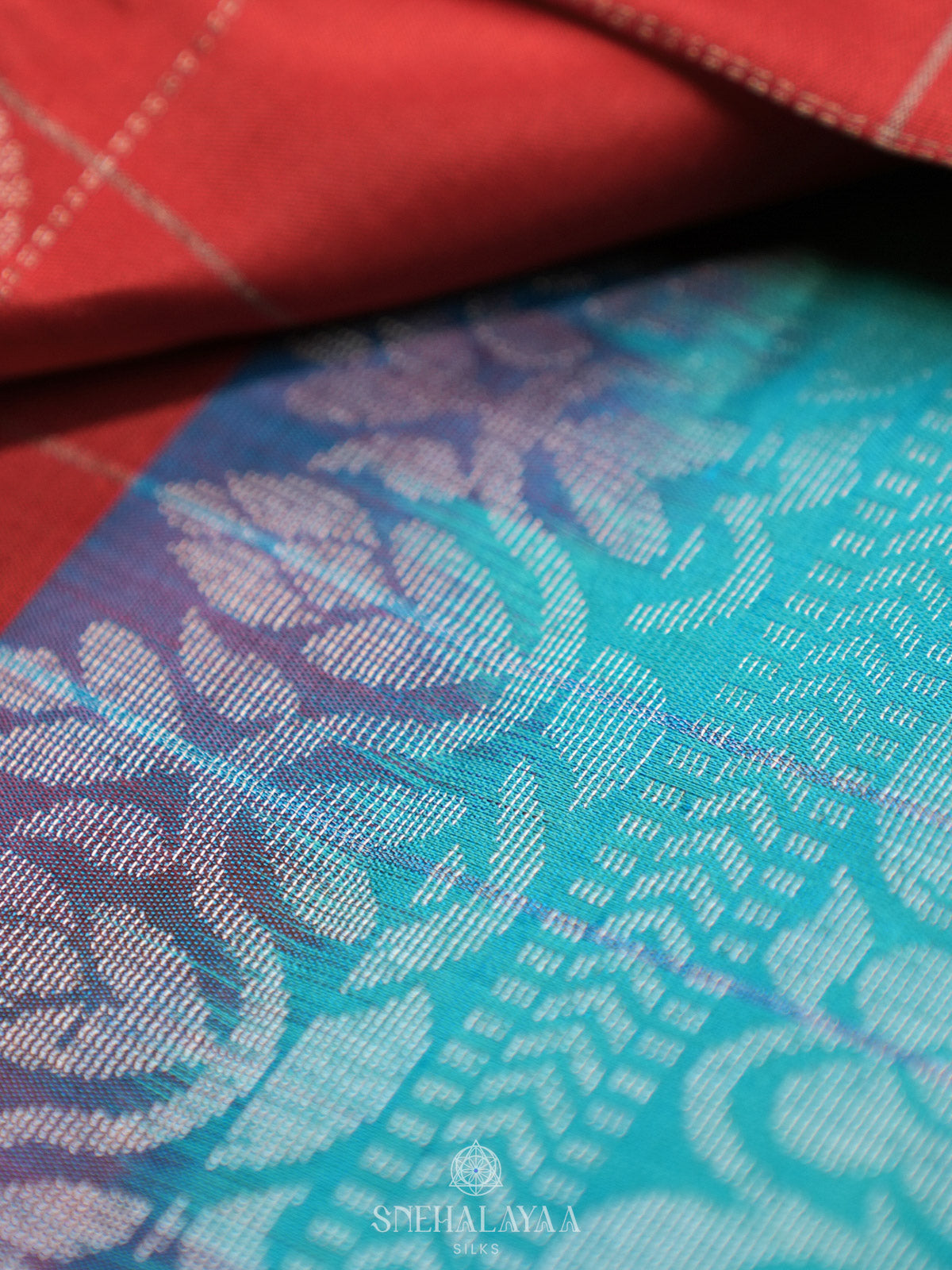 Ruby Red Kanjivaram Silk Saree