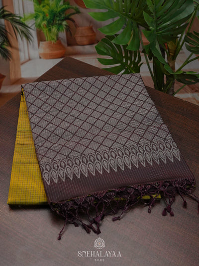 Yellow Soft Silk Saree