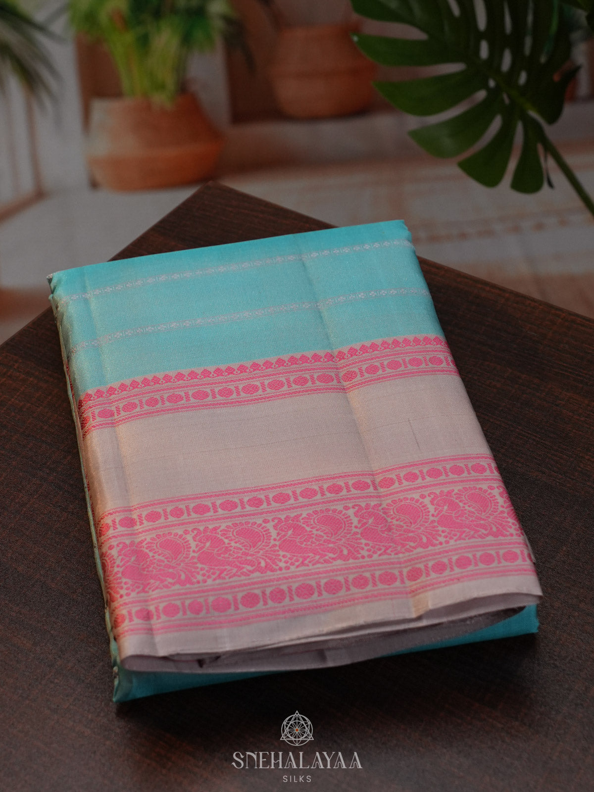 Blue Kanjivaram Silk Saree