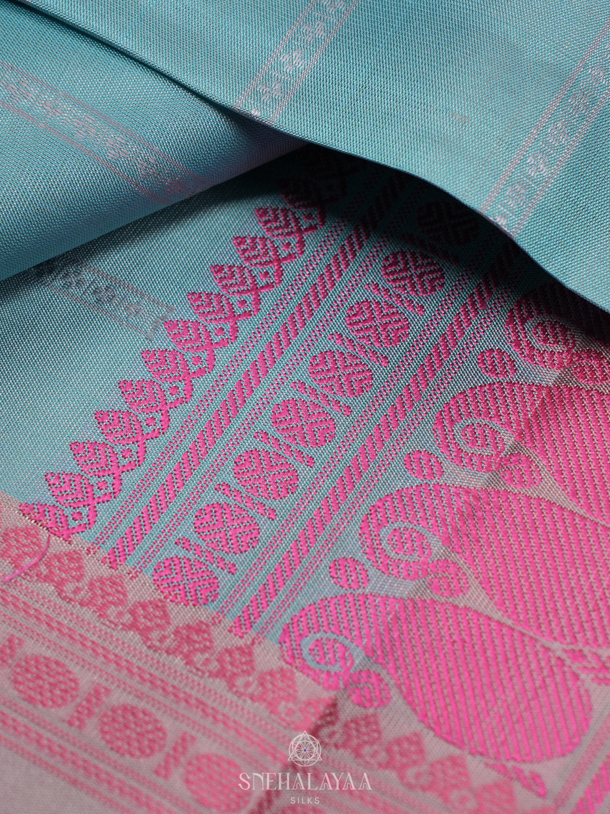 Blue Kanjivaram Silk Saree