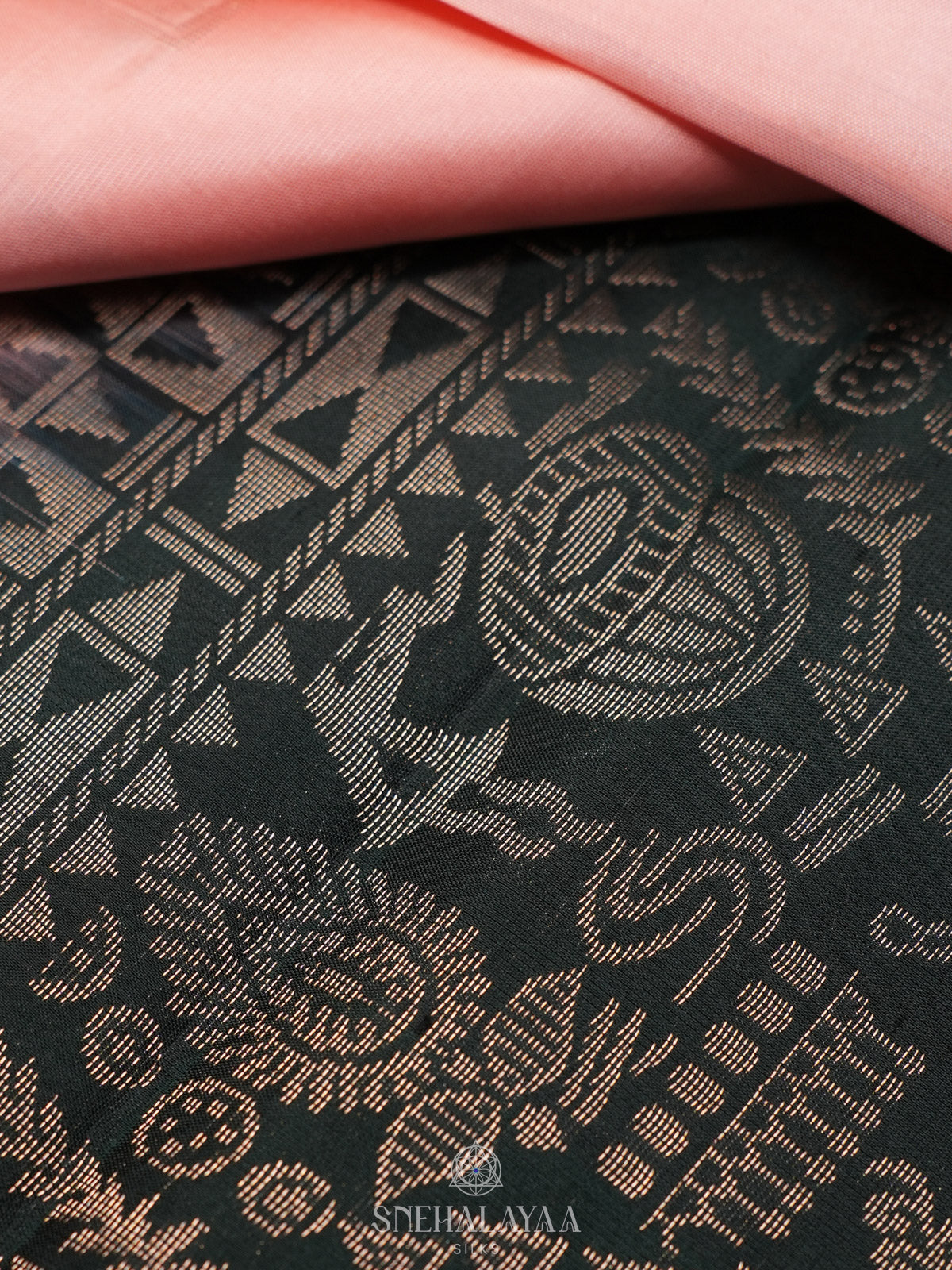 Cream Kanjivaram Silk Saree
