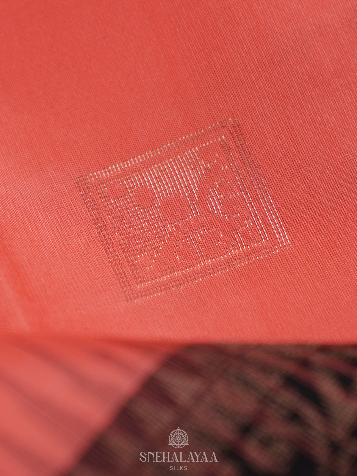 Peach Kanjivaram Silk Saree