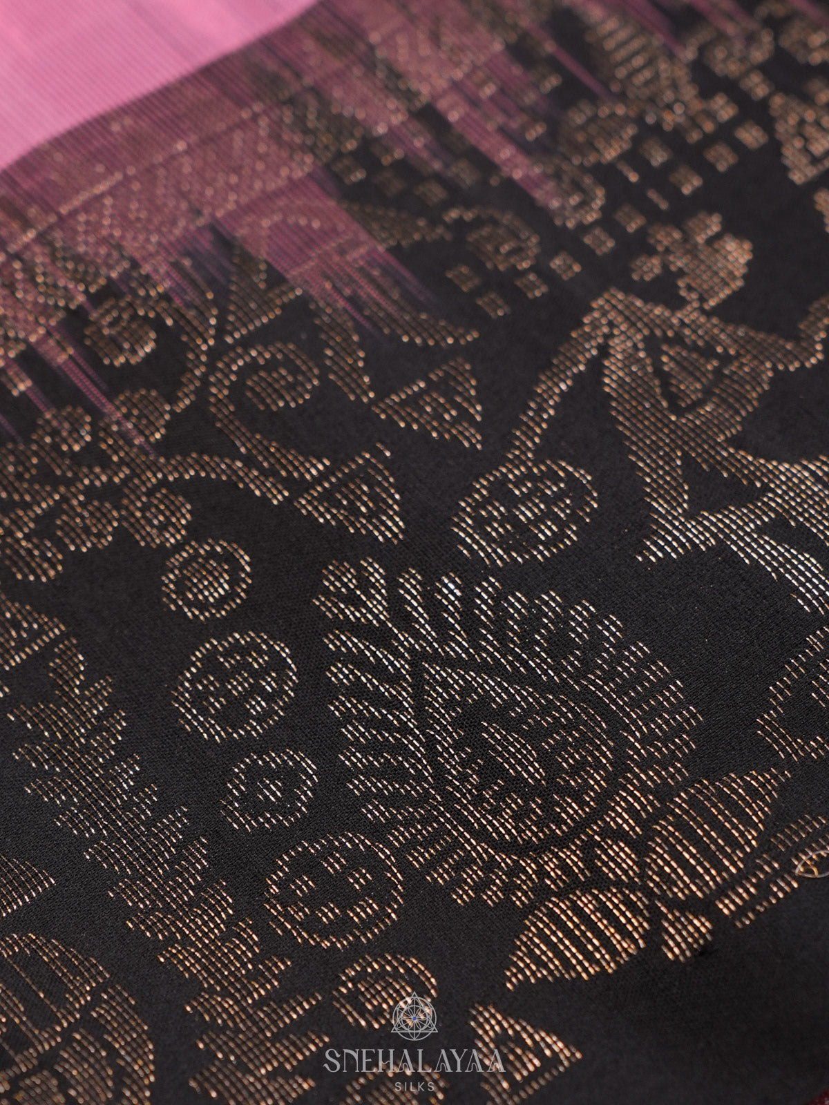 Pink Kanjivaram Silk Saree