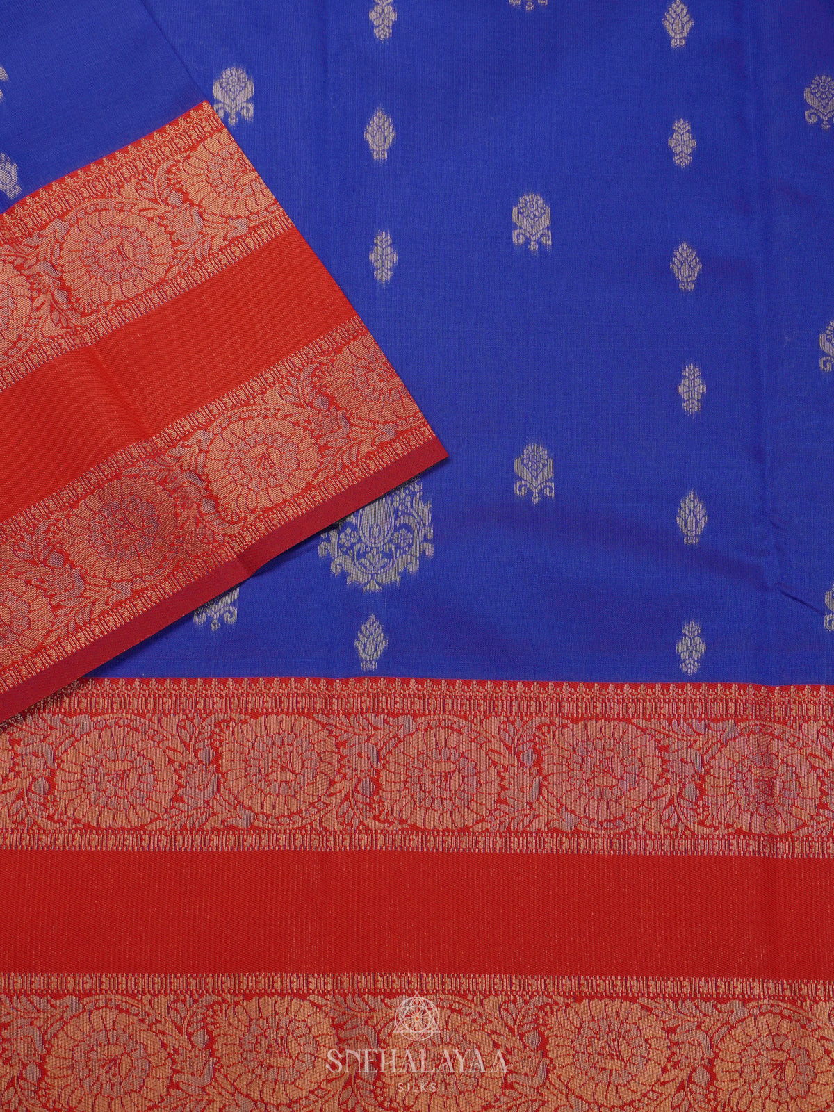Royal Blue Art Silk Saree