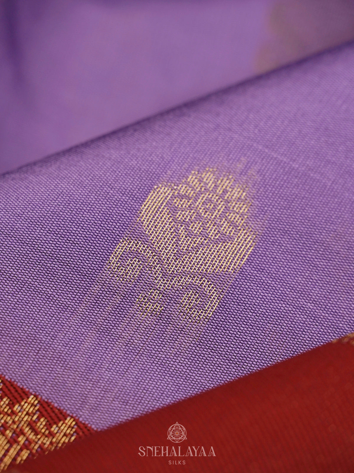 Lavender Art Silk Saree