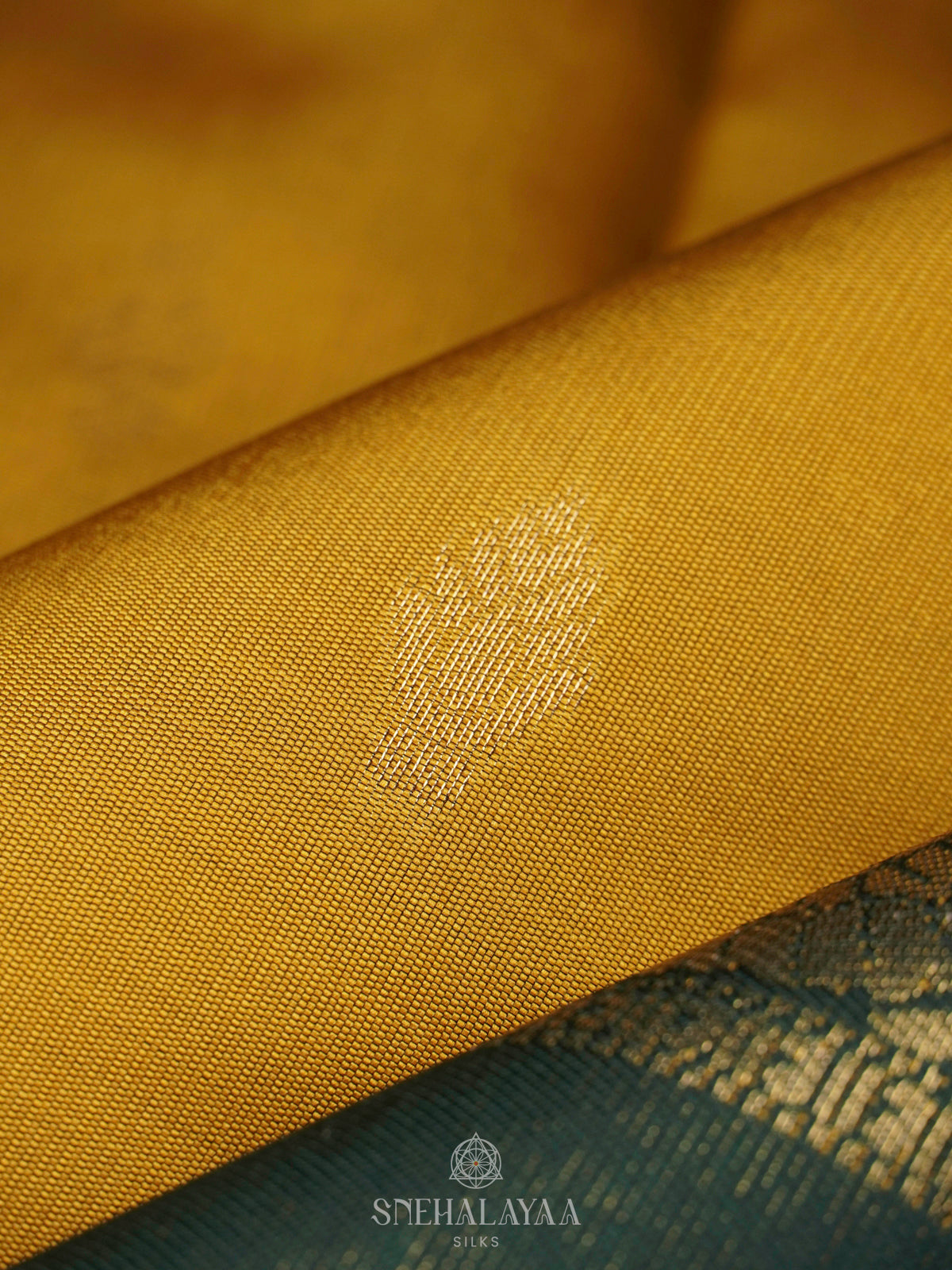 Yellow Art Silk Saree