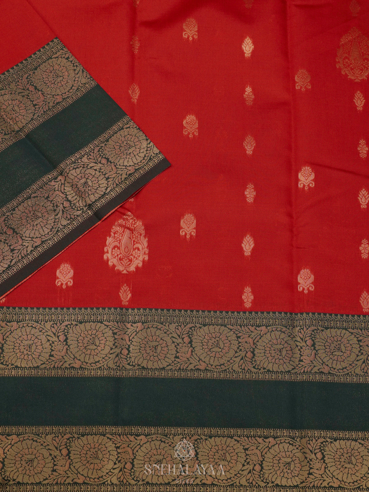 Red Art Silk Saree