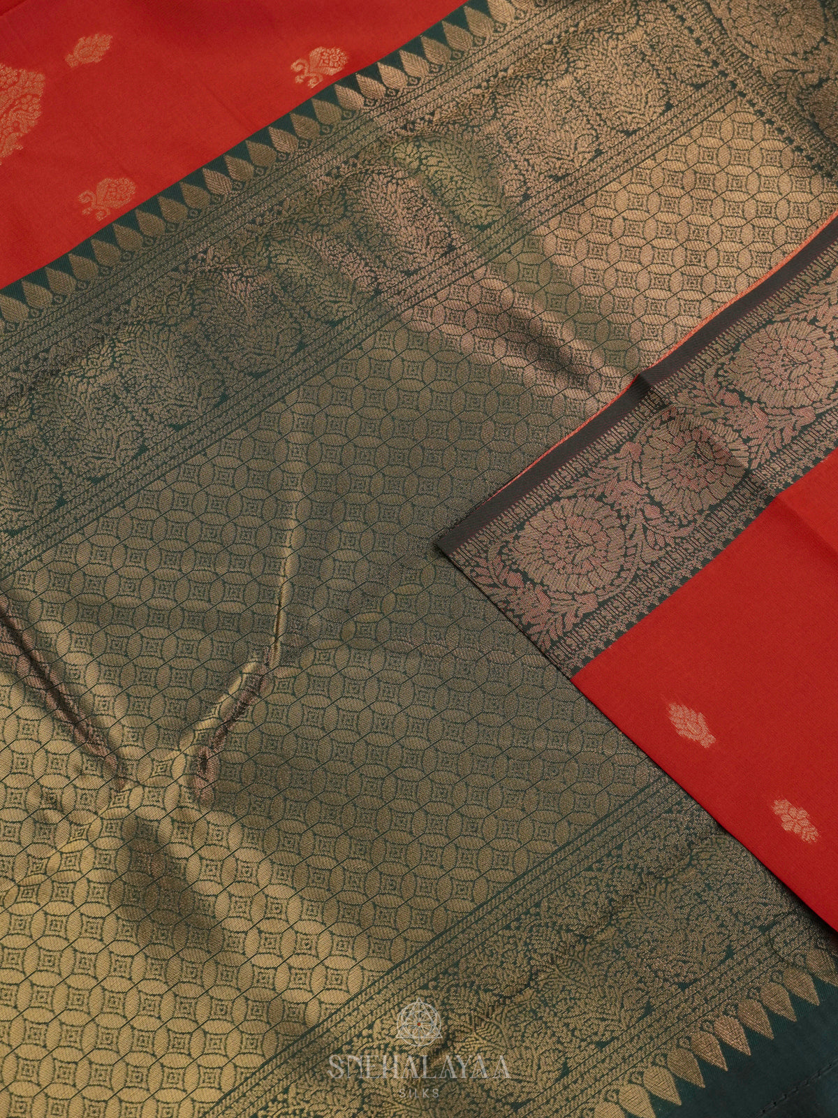 Red Art Silk Saree