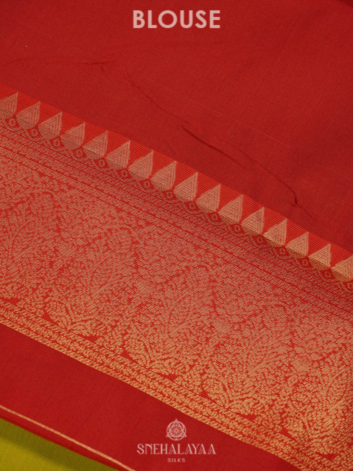 Lemon Yellow Art Silk Saree