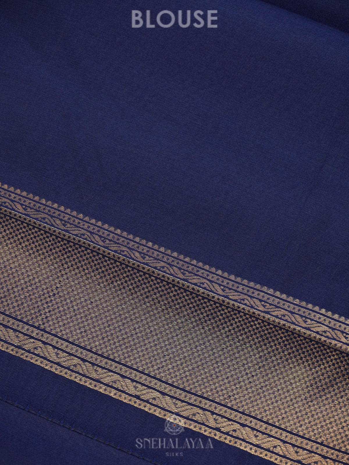 Navy Blue Art Silk Saree