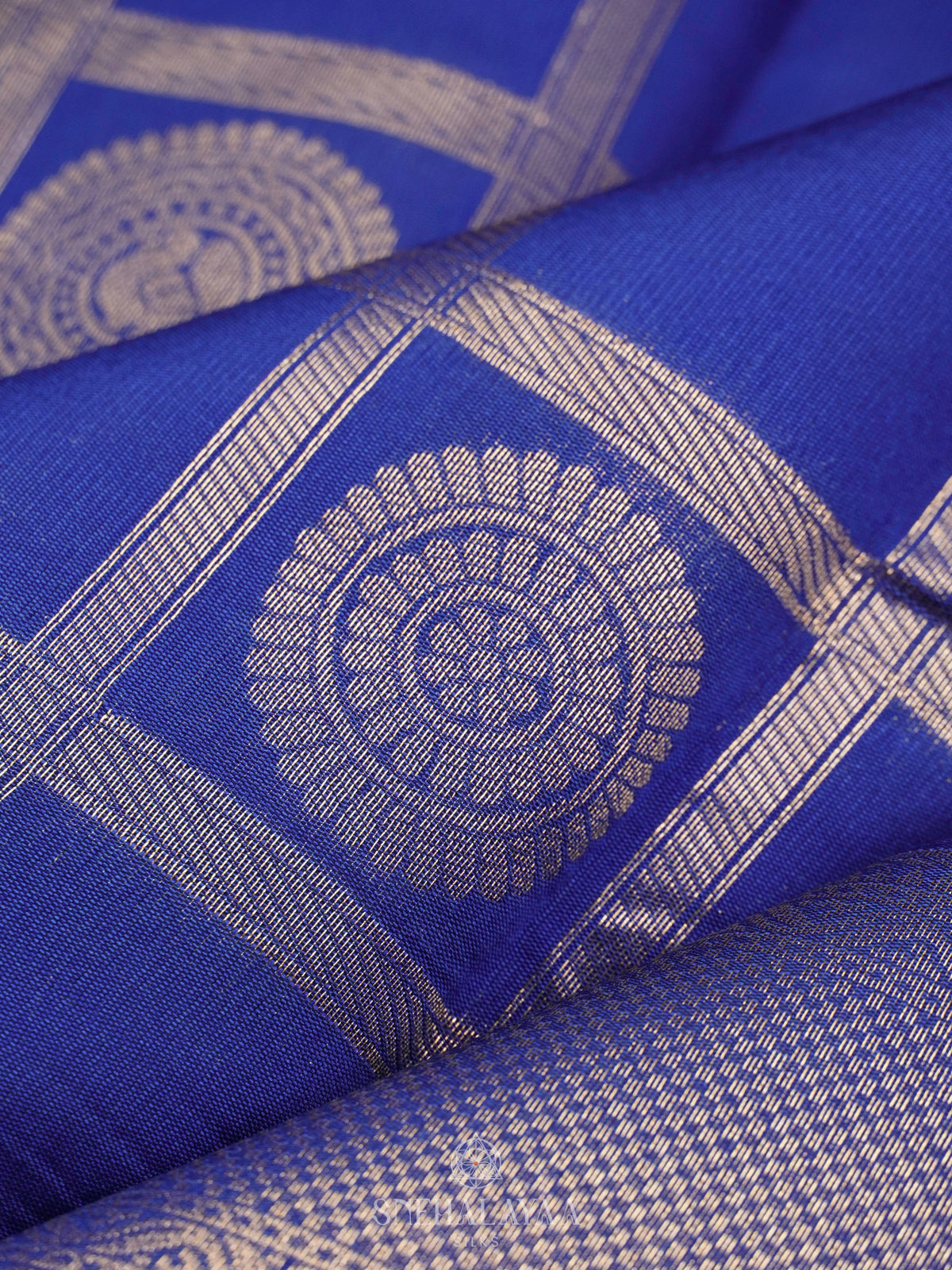 Royal Blue Art Silk Saree