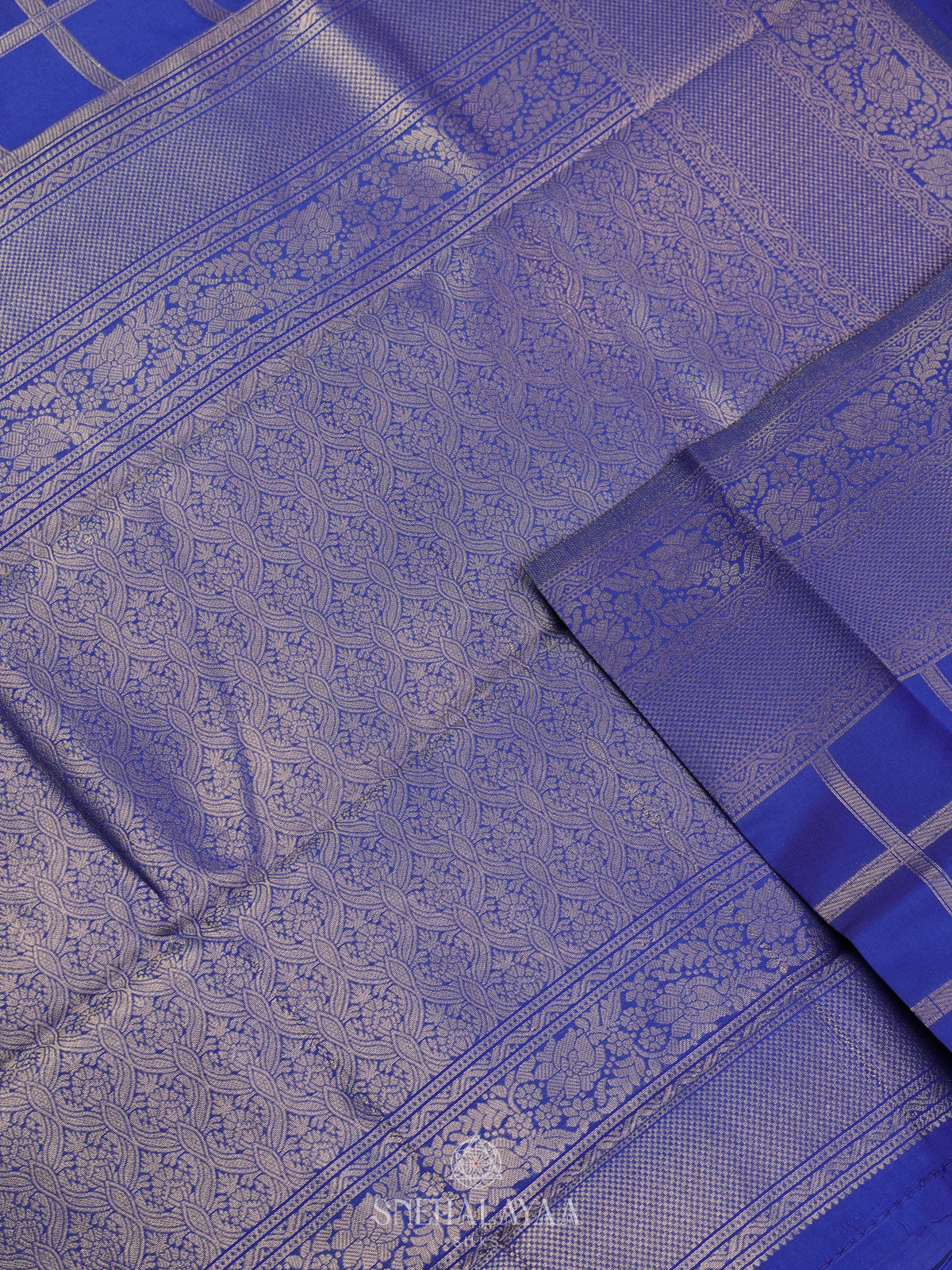 Royal Blue Art Silk Saree