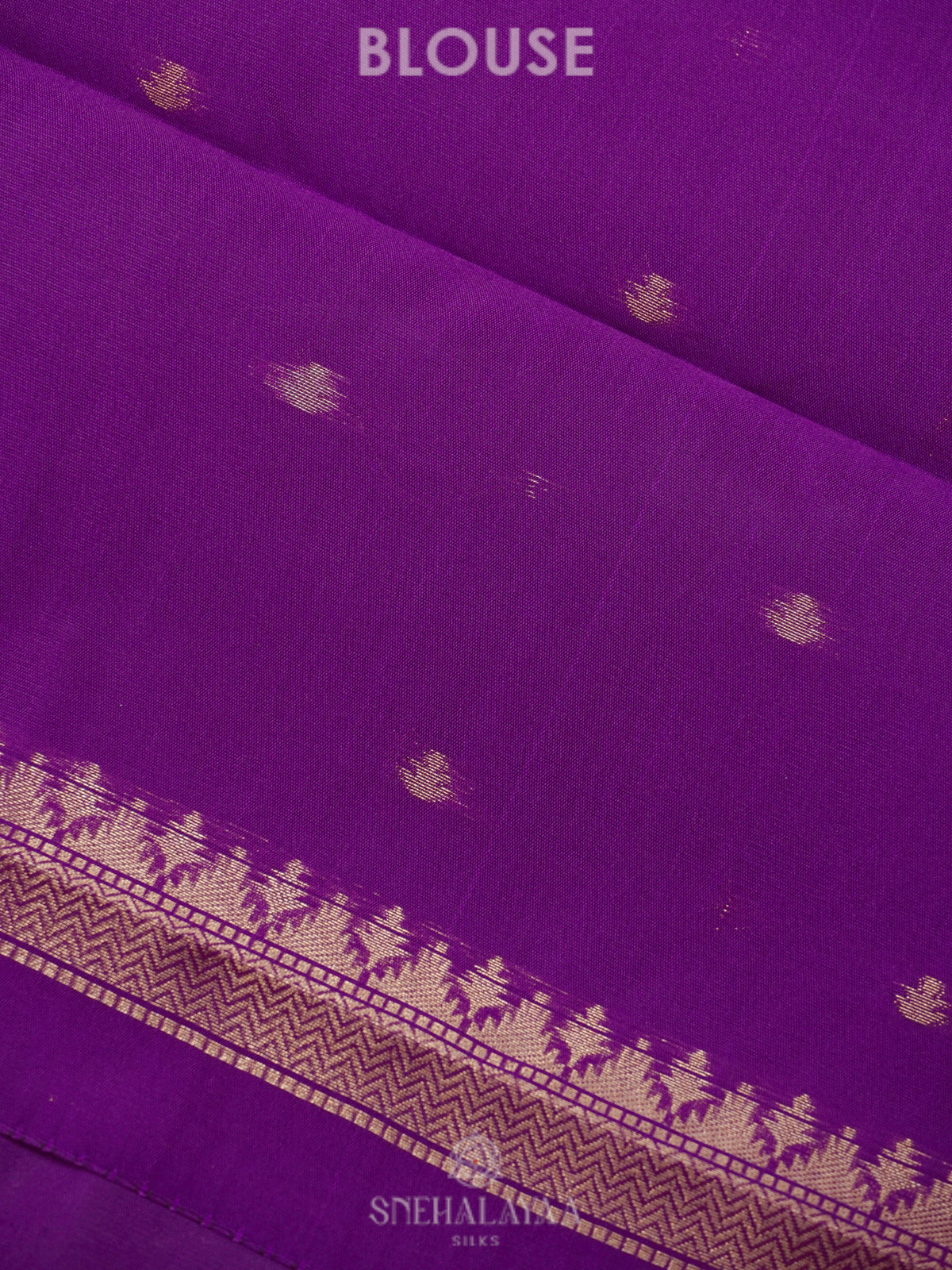 Purple Art Silk Saree