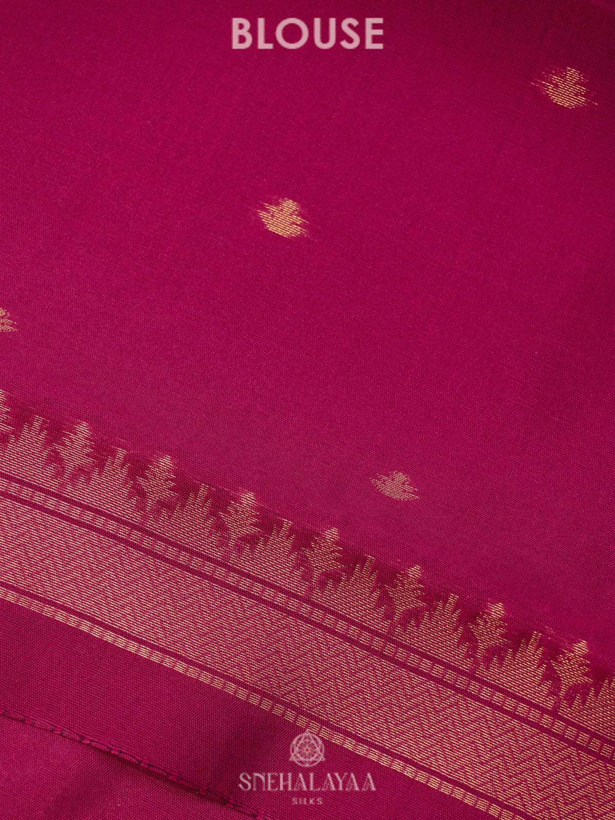 Magenta Pink Art Silk Saree
