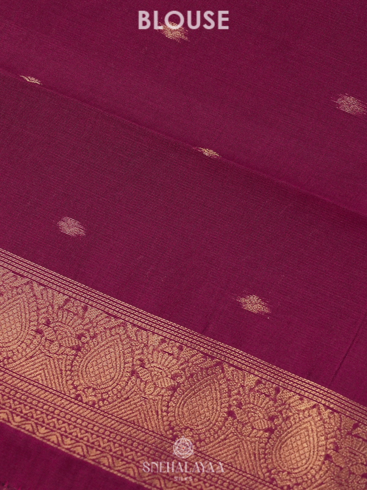 Magenta Art Silk Saree