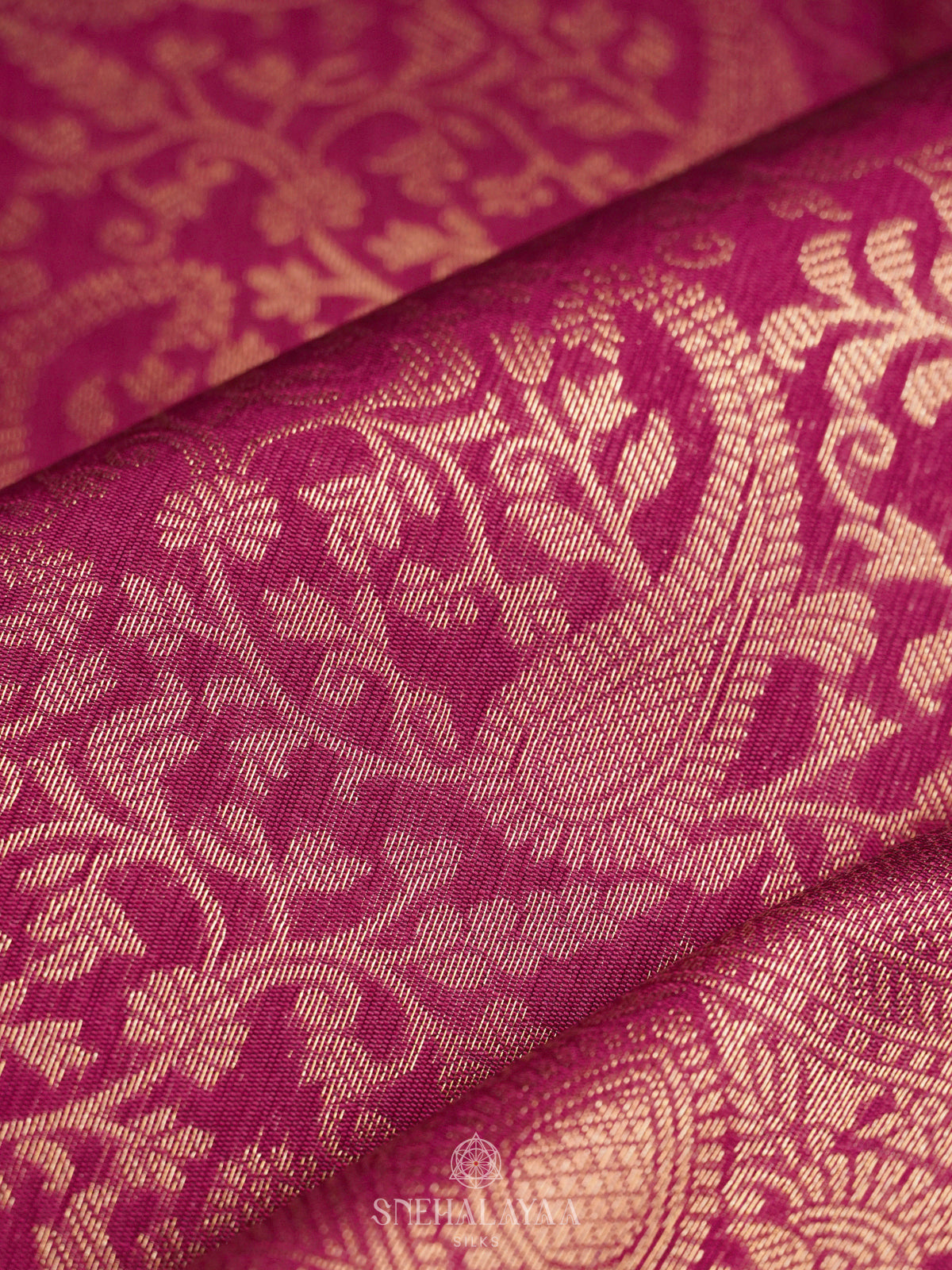 Purple Art Silk Saree