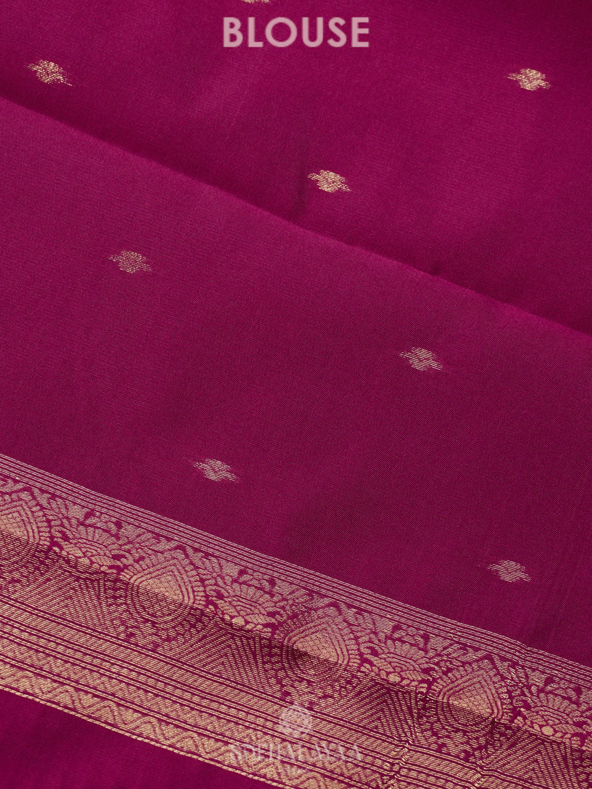Purple Art Silk Saree