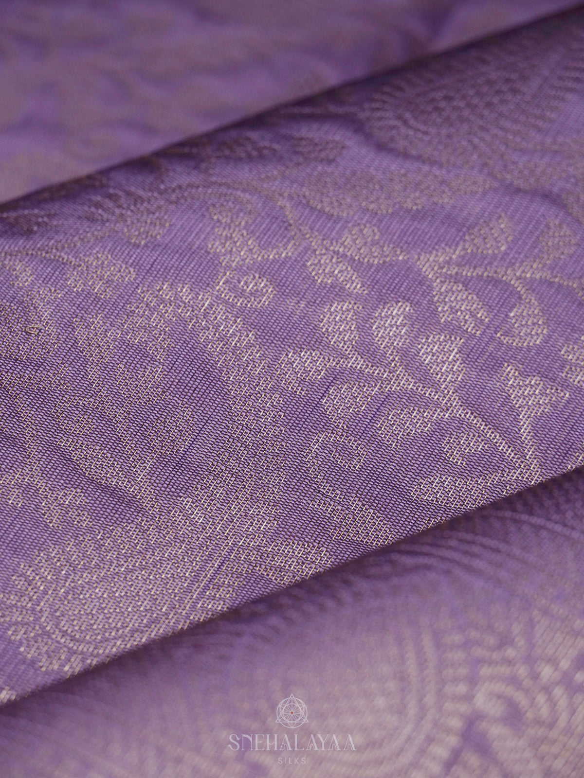 Lavender Art Silk Saree
