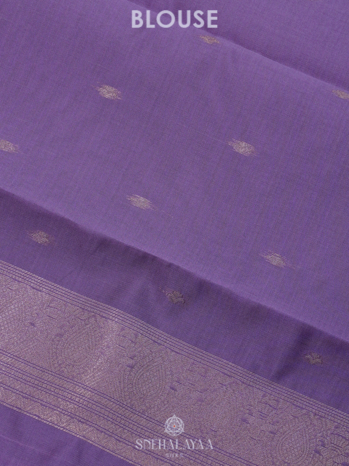 Lavender Art Silk Saree