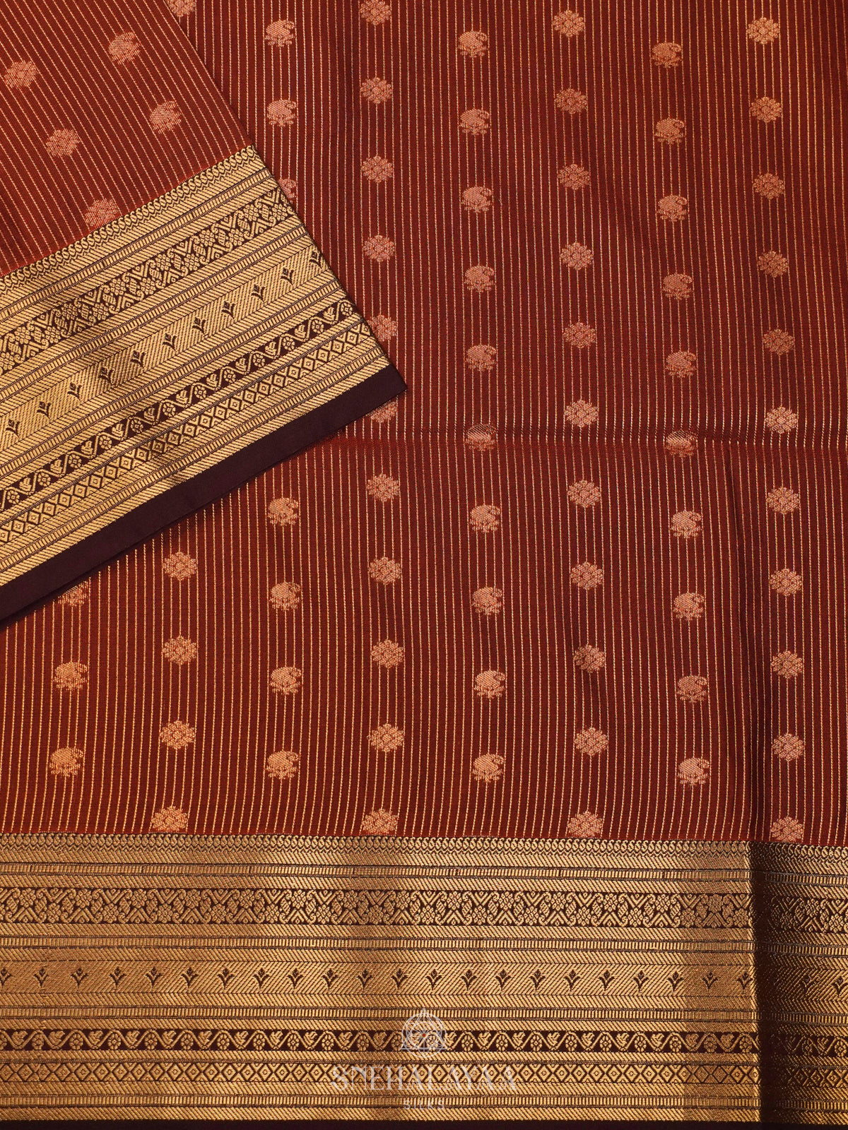 Maroon Soft Silk Saree