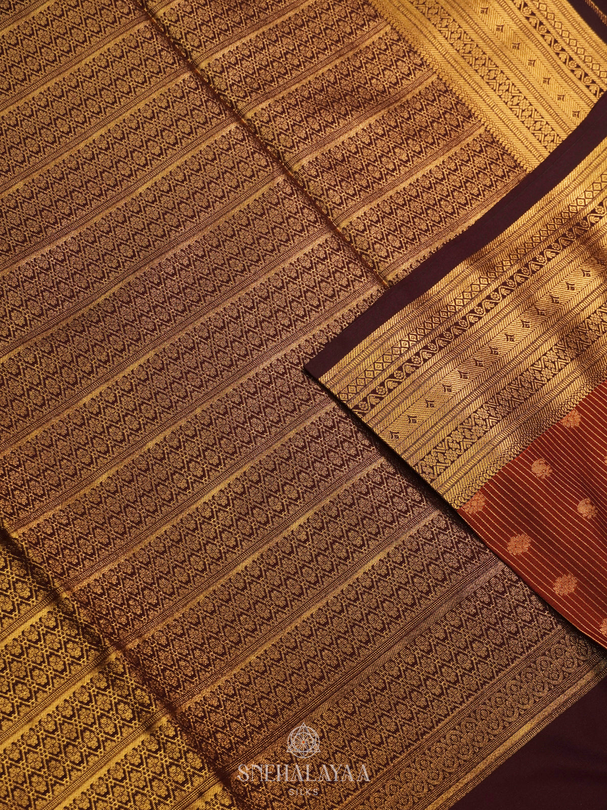 Maroon Soft Silk Saree