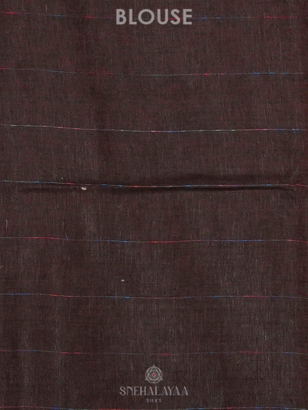Brown Linen Saree
