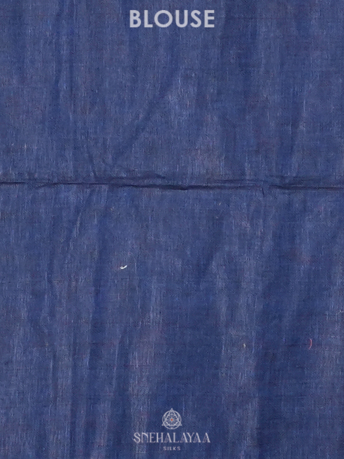 Blue Linen Saree