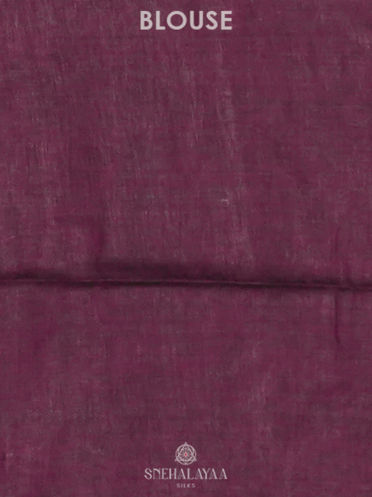 Maroon Linen Saree